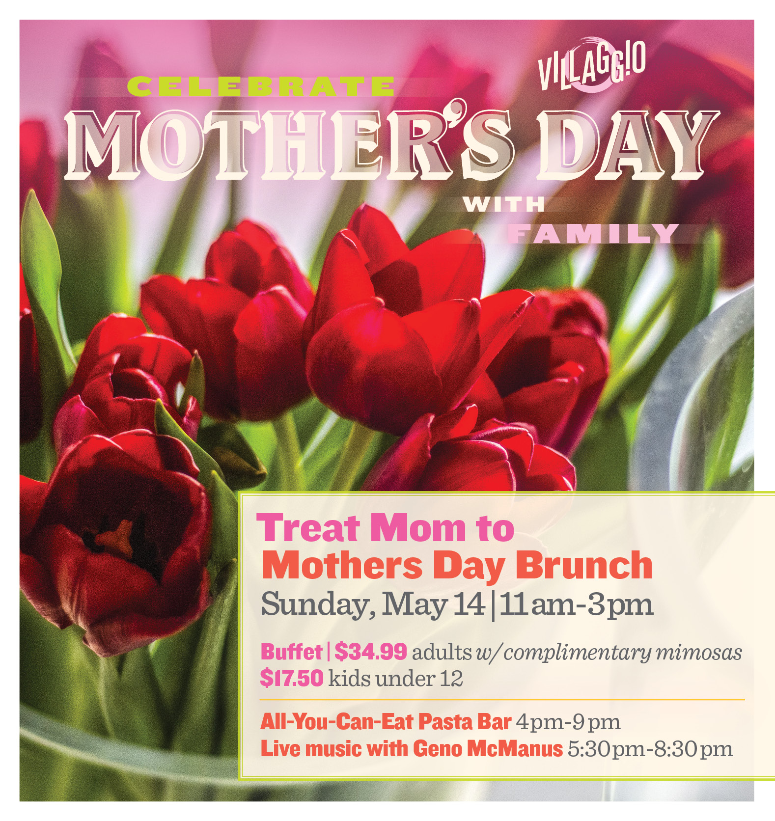 Celebrate Mother's Day with Family | Treat Mom to Mother's Day Brunch