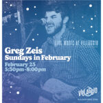 Sundays in February | Greg Zeis at Villaggio