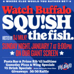 WATCH BUFFALO SQU!SH THE FISH | On Our Giant Screen!