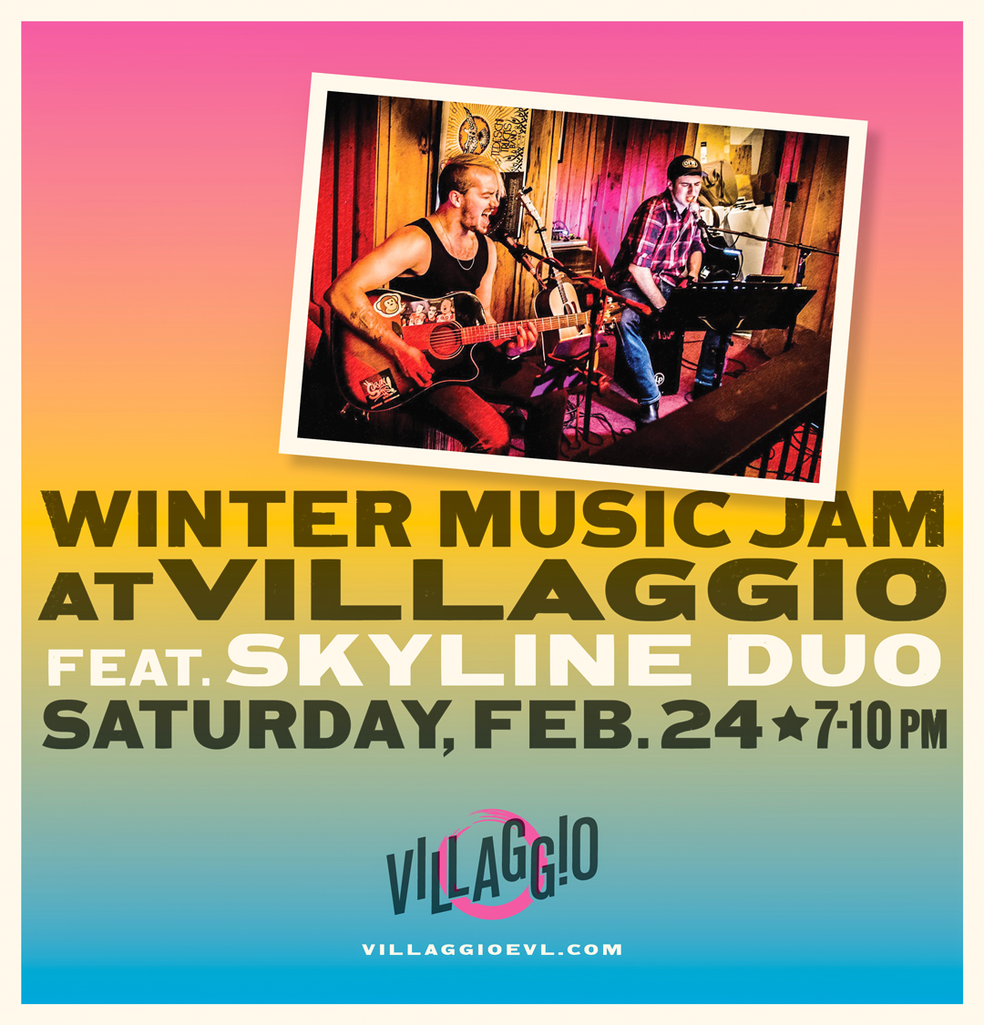 Winter Music Jam at Villaggio | Skyline Duo