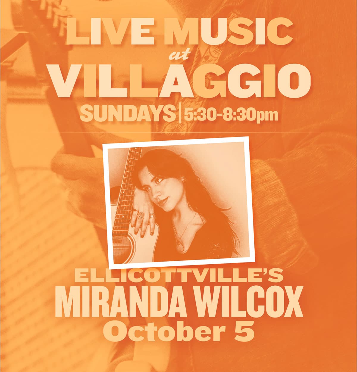 Live Music at Villaggio | Miranda Wilcox