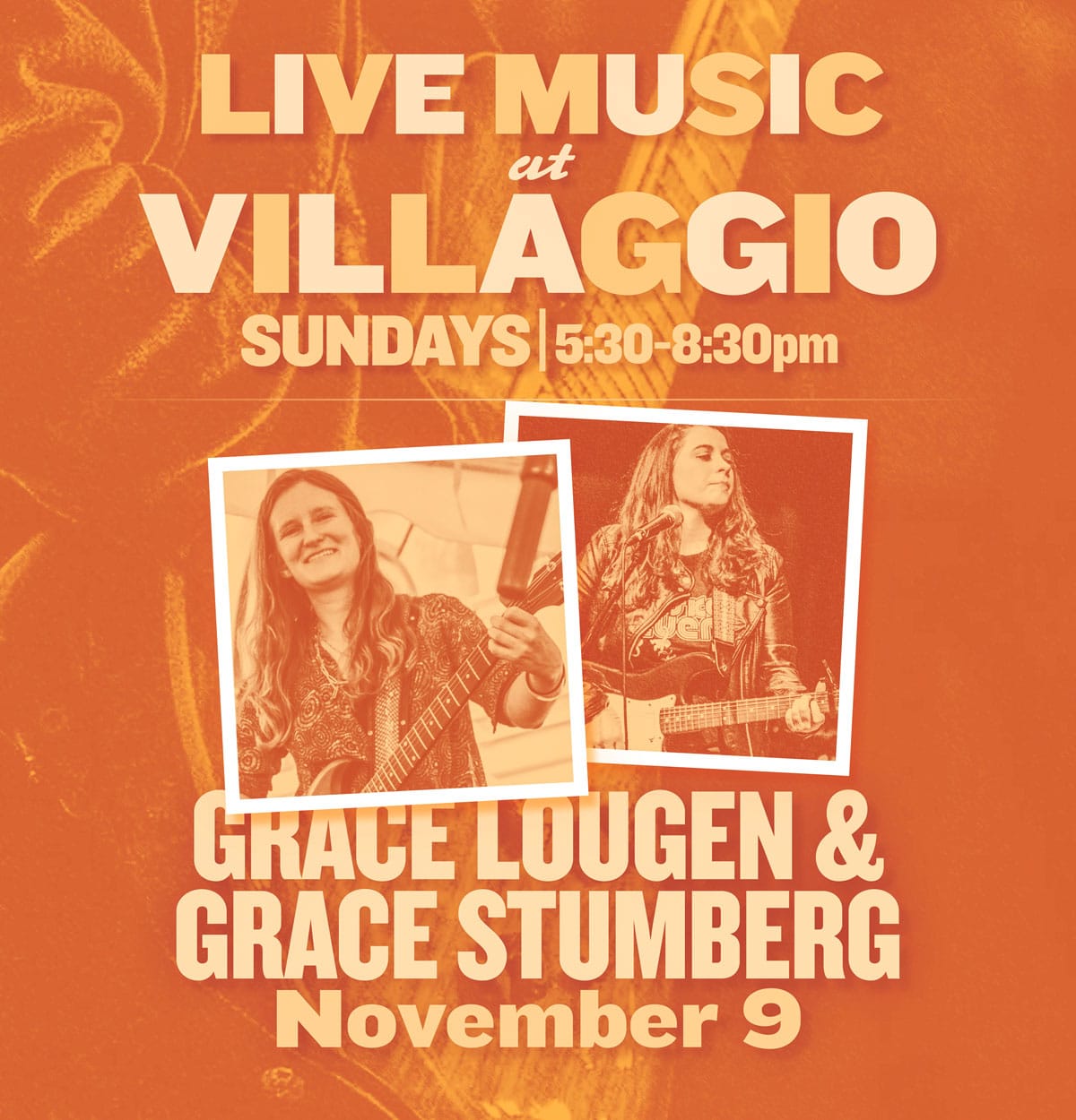 Live Music at Villaggio | Grace Lougen & Grace Stumberg