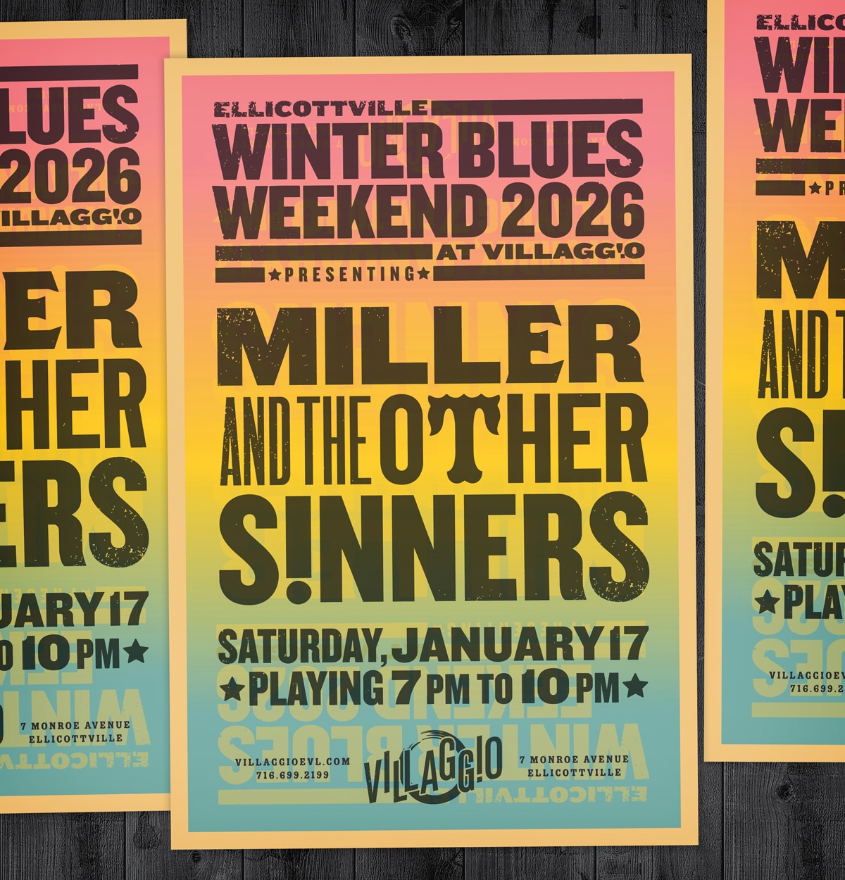 Ellicottville Winter Blues Weekend at Villaggio | Miller and the Other Sinners