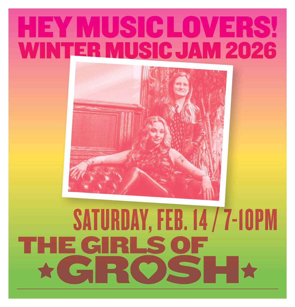 Live Music at Villaggio/EVL Winter Music Jam Weekend | The Girls of Grosh
