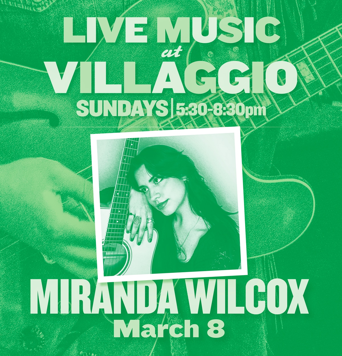 Live Music at Villaggio | Miranda Wilcox