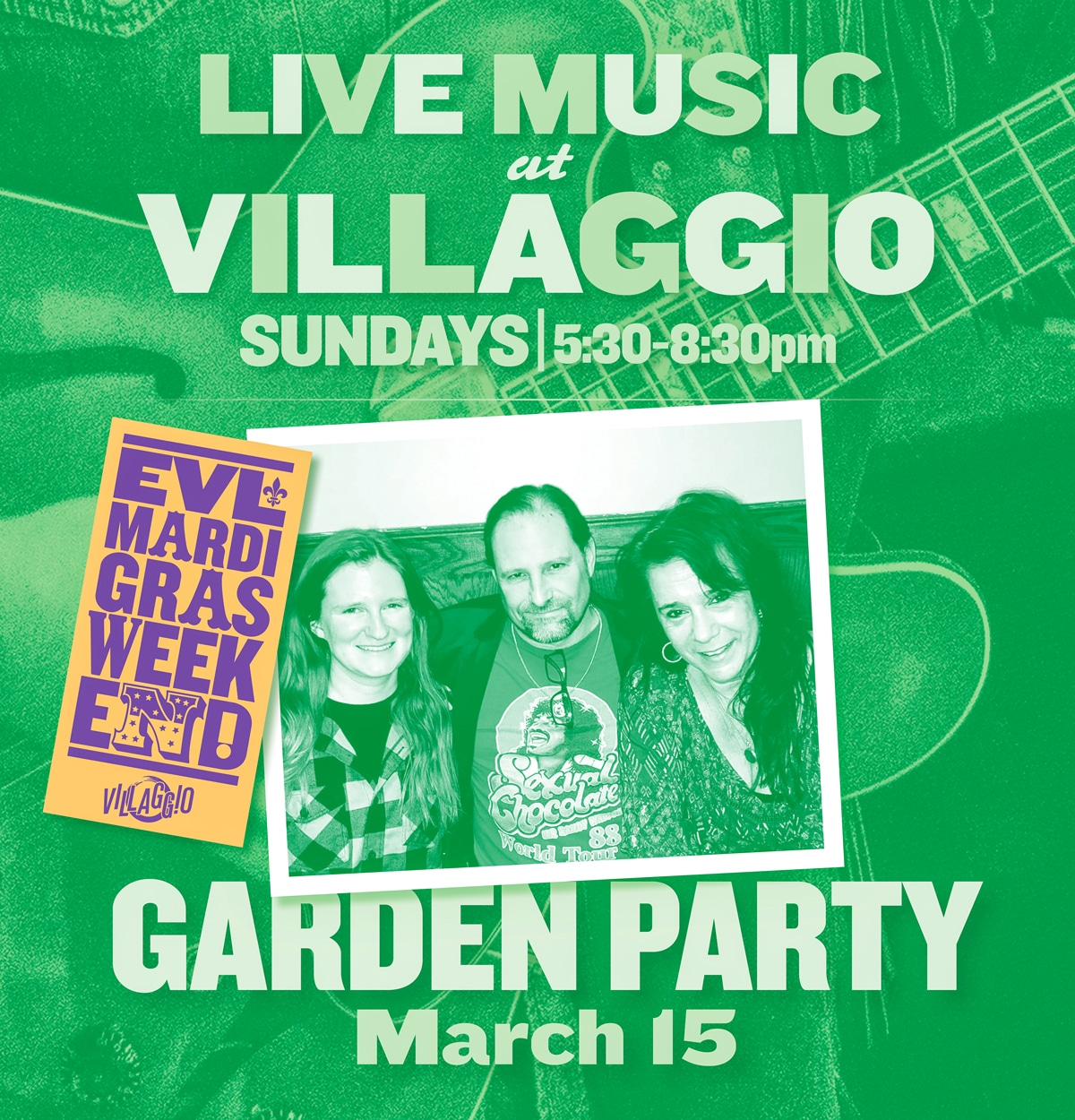 Live Music at Villaggio | Garden Party