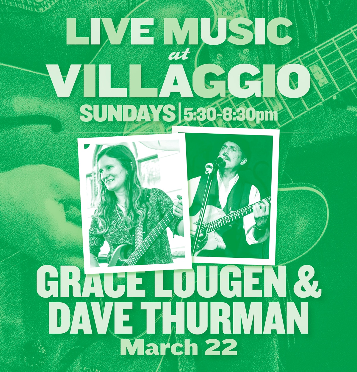 Live Music at Villaggio | Grace Lougen and Dave Thurman