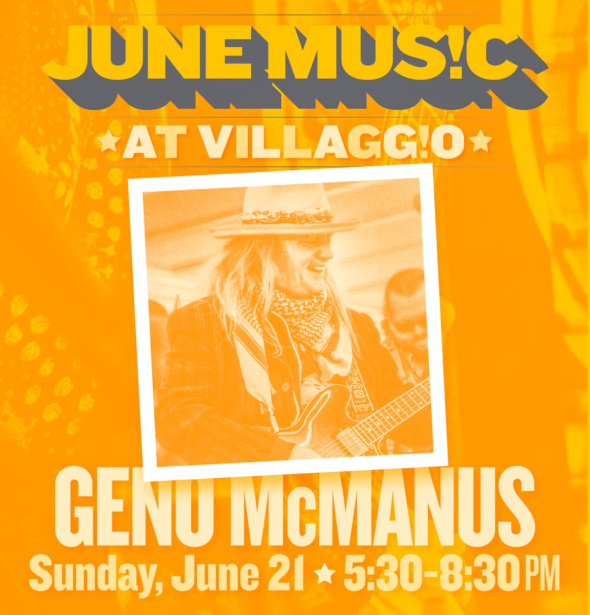 Live Music at Villaggio | Geno McManus