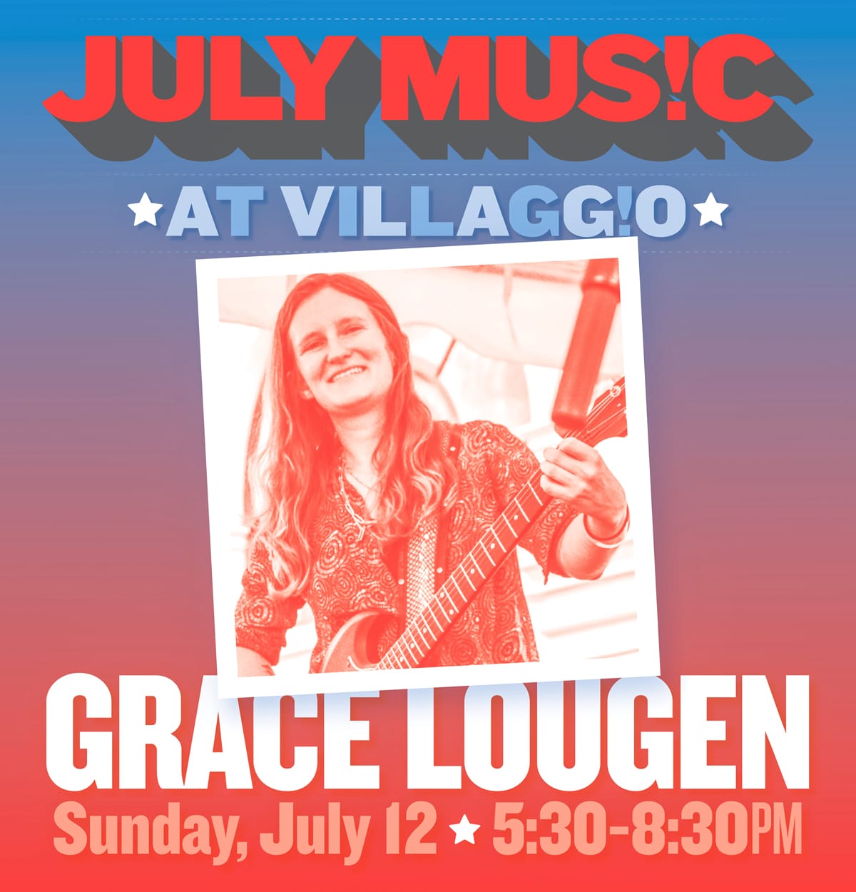 July Music at Villaggio | Grace Lougen