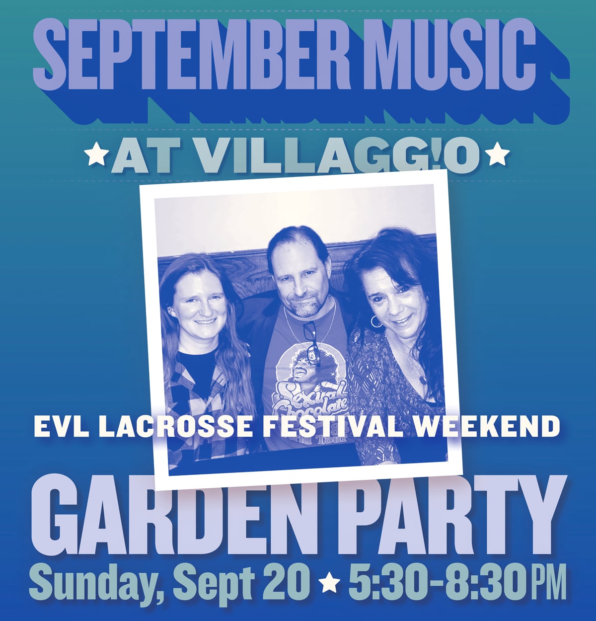 EVL Lacrosse Festival Weekend at Villaggio | Garden Party