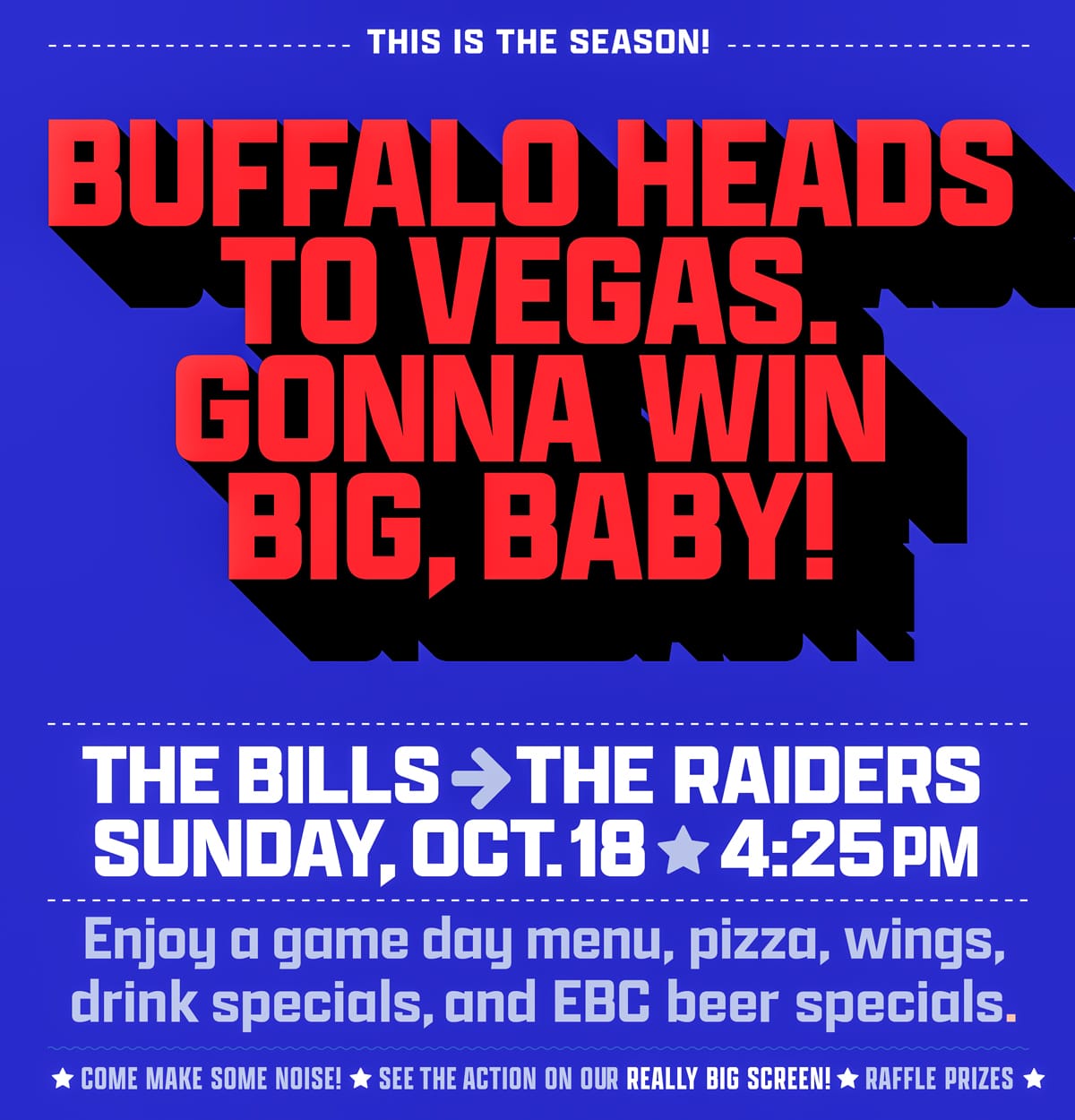 Buffalo at Las Vegas | Football Watch Party