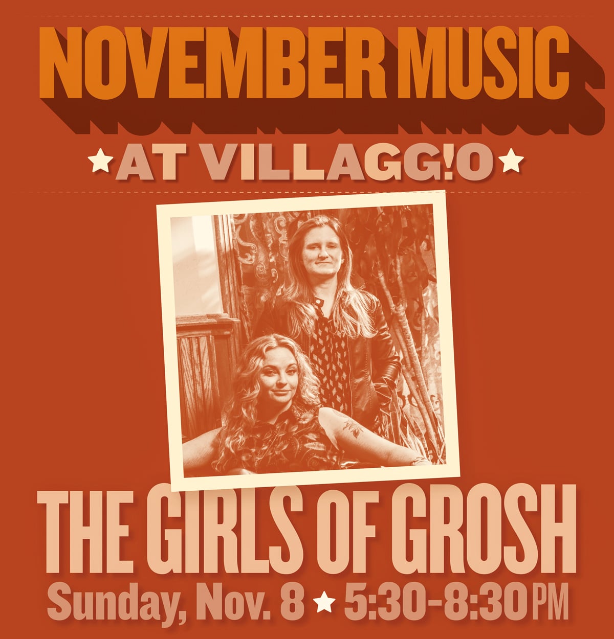 November Music at Villaggio | The Girls of Grosh